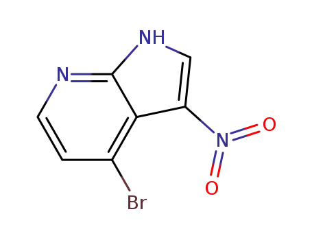 1H-Pyrrolo[2,3-b]pyridine, 4-bromo-3-nitro-
