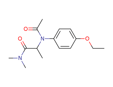 2-(N-acetyl-4-ethoxyanilino)-N,N-dimethylpropanamide