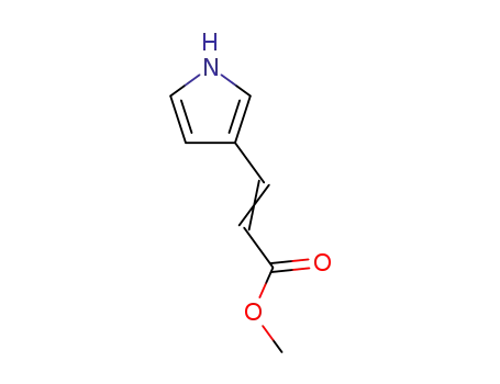 Molecular Structure of 352538-45-5 ((Z)-3-(1H-Pyrrol-3-yl)-acrylic acid methyl ester)