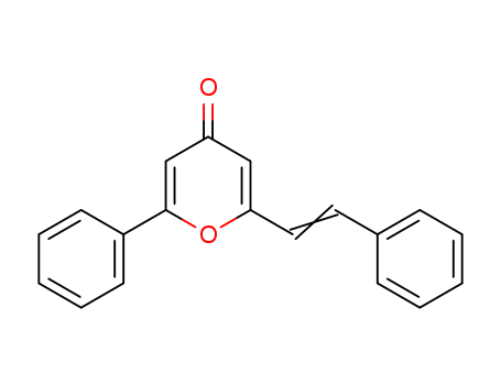 4H-Pyran-4-one,2-phenyl-6-(2-phenylethenyl)- cas  94307-51-4