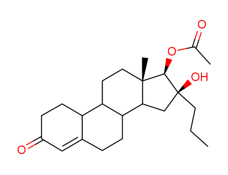 [(16S,17R)-16-hydroxy-13-methyl-3-oxo-16-propyl-1,2,6,7,8,9,10,11,12,14,15,17-dodecahydrocyclopenta[a]phenanthren-17-yl] acetate