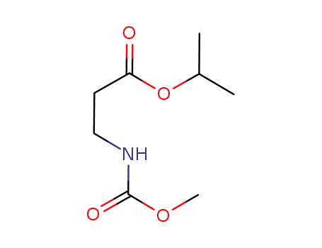 -bta--Alanine,  N-(methoxycarbonyl)-,  1-methylethyl  ester