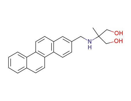 Molecular Structure of 96403-58-6 (1,3-Propanediol, 2-((2-chrysenylmethyl)amino)-2-methyl-)