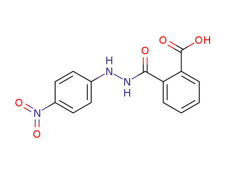 Molecular Structure of 96954-16-4 (2-[(2-{4-nitrophenyl}hydrazino)carbonyl]benzoic acid)