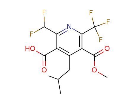 3,5-Pyridinedicarboxylic acid,  2-(difluoromethyl)-4-(2-methylpropyl)-6-(trifluoromethyl)-, 5-methyl ester