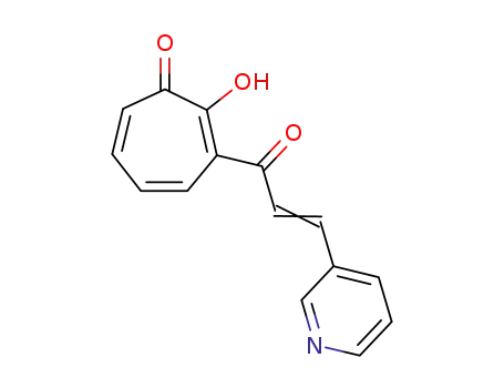 Molecular Structure of 96497-42-6 (2-hydroxy-3-[3-(3-pyridinyl)acryloyl]-2,4,6-cycloheptatrien-1-one)