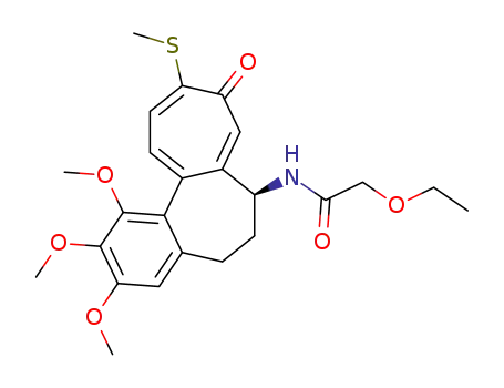 Molecular Structure of 97043-02-2 (N-(Ethoxyacetyl)deacetylthiocolchicine)