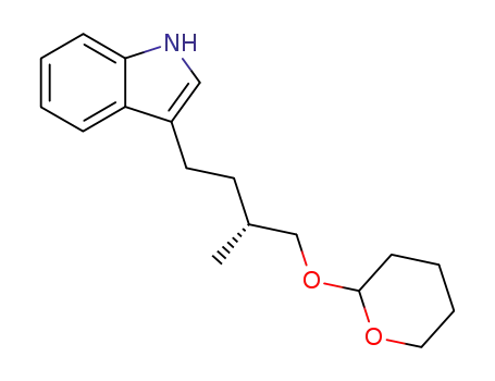(R)-3-<4-(2-tetrahydropyranyloxy)-3-methylbutyl>indole