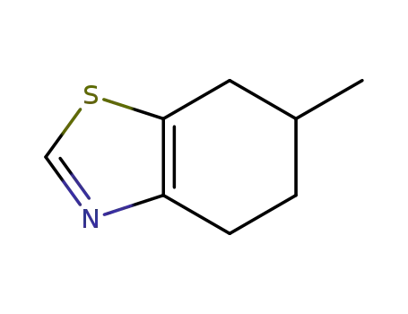 Molecular Structure of 96963-10-9 (Benzothiazole,  4,5,6,7-tetrahydro-6-methyl-)