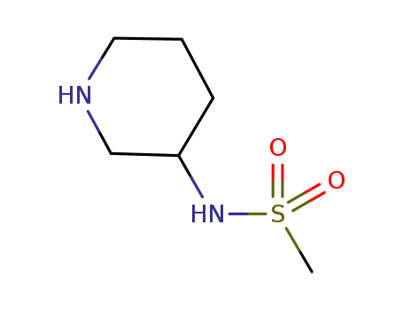 Molecular Structure of 944068-21-7 (N-(3-piperidyl)methanesulfonamide)