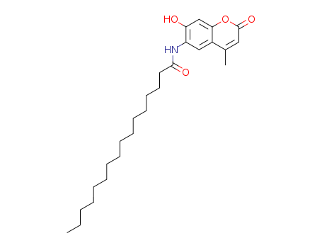 Hexadecanamide,N-(7-hydroxy-4-methyl-2-oxo-2H-1-benzopyran-6-yl)-                                                                                                                                       