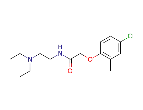 Acetamide, 2-((4-chloro-o-tolyl)oxy)-N-(2-(diethylamino)ethyl)-