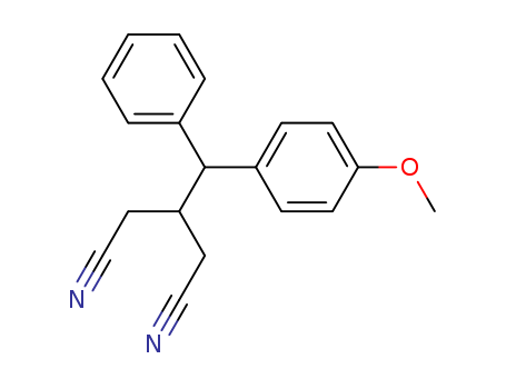 Pentanedinitrile,3-[(4-methoxyphenyl)phenylmethyl]-