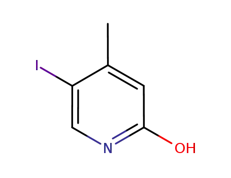 Molecular Structure of 944718-23-4 (5-iodo-4-Methylpyridin-2-ol)