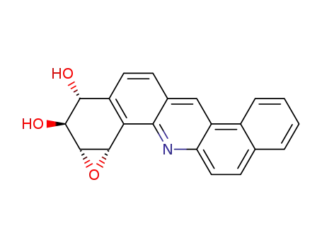 Molecular Structure of 97169-68-1 ((1aS,2R,3S,13cR)-1a,2,3,13c-tetrahydrobenzo[a][1]benzoxireno[2,3-h]acridine-2,3-diol)