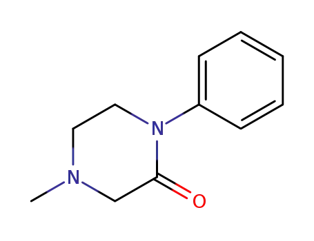 Molecular Structure of 97406-70-7 (Piperazinone, 4-methyl-1-phenyl- (9CI))