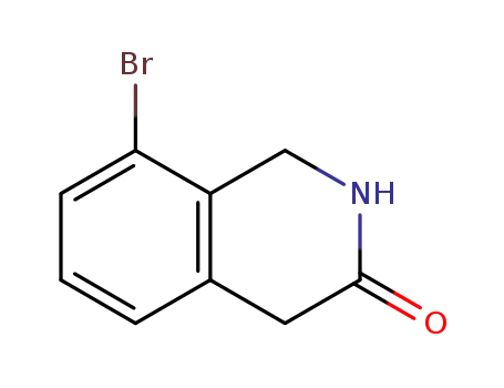 Molecular Structure of 943749-58-4 (8-bromo-1,2-dihydroisoquinolin-3(4H)-one)