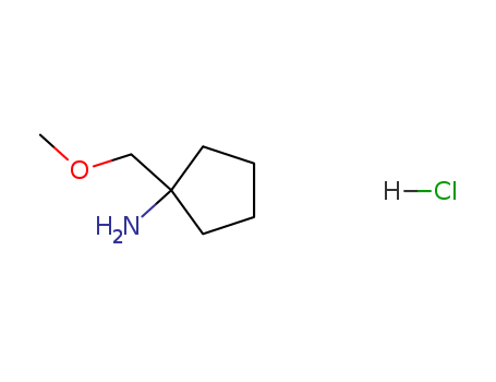 [1-(methoxymethyl)cyclopentyl]amine hydrochloride