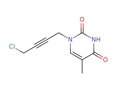 N<sup>1</sup>-(4-chloro-2-butyn-1-yl)thymine