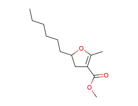 5-Hexyl-2-methyl-4,5-dihydro-furan-3-carboxylic acid methyl ester