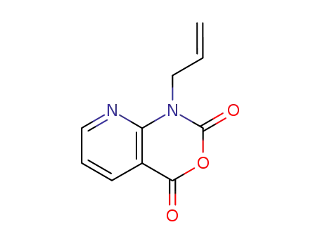 Molecular Structure of 97484-75-8 (1-allyl-1H-pyrido[2,3-d][1,3]oxazine-2,4-dione)