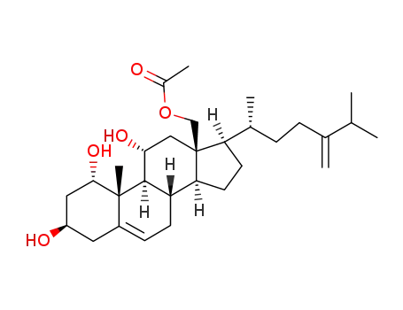 エルゴスタ-5,24(28)-ジエン-1α,3β,11α,18-テトラオール18-アセタート