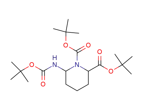 N-Boc-6-tert-butoxycarbonylaminopiperidine-2-carboxylic acid tert-butyl ester