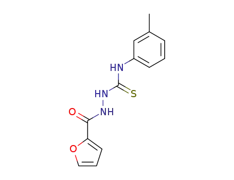 Molecular Structure of 96713-00-7 (2-(2-furoyl)-N-(3-methylphenyl)hydrazinecarbothioamide)