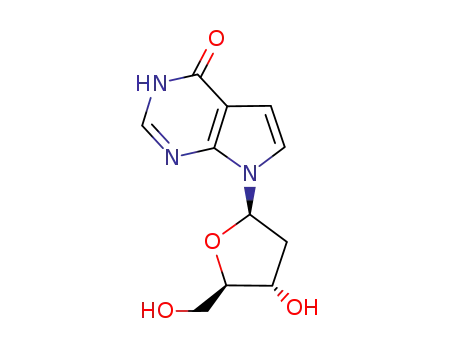 Molecular Structure of 97224-58-3 (7-DEAZA-2'-DEOXYINOSINE)