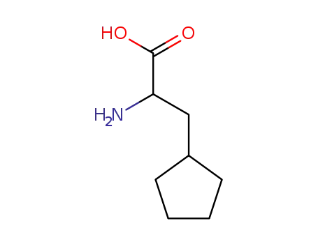 Molecular Structure of 96539-87-6 (BETA-CYCLOPENTYL-DL-ALANINE)