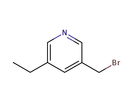 Molecular Structure of 96838-56-1 (Pyridine, 3-(bromomethyl)-5-ethyl- (9CI))