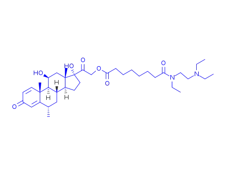 6- 메틸 프레드니솔론 -21- 헤미 수베 레이트 N, N, N'- 트리 에틸렌 디아민 아미드