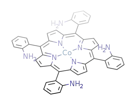 Molecular Structure of 96481-61-7 (cobalt tetrakis(2-aminophenyl)porphyrin)