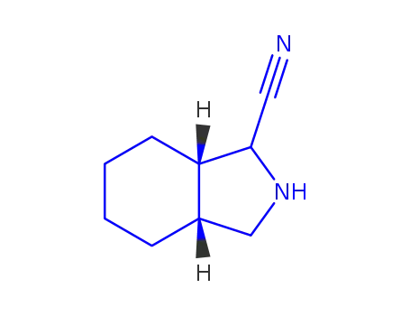 Molecular Structure of 96798-42-4 (1H-Isoindole-1-carbonitrile,octahydro-,(1alpha,3abeta,7abeta)-(9CI))