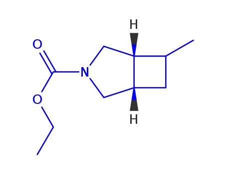 Molecular Structure of 943758-93-8 (3-Azabicyclo[3.2.0]heptane-3-carboxylic  acid,  6-methyl-,  ethyl  ester)