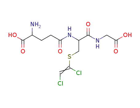 Molecular Structure of 96614-59-4 (S-(1,2-Dichlorovinyl)glutathione)