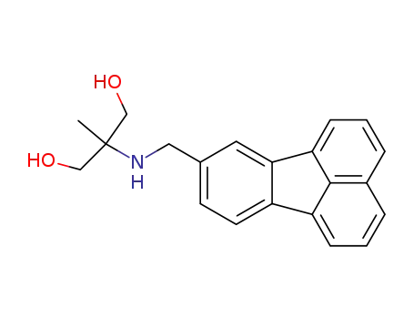 Molecular Structure of 96403-45-1 (1,3-Propanediol, 2-((8-fluoranthenylmethyl)amino)-2-methyl-)