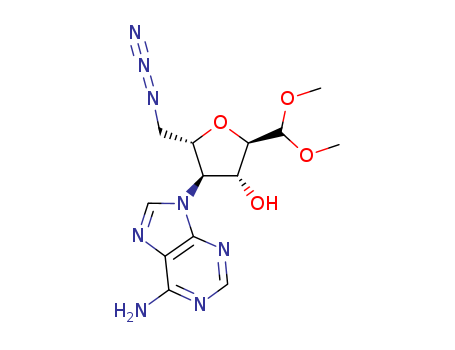 4-(6-AMINO-9H-PURIN-9-YL)-2,5-ANHYDRO-6-AZIDO- 4,6-DIDEOXY-DIMETHYL ACETAL-L-MANNOSE