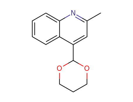 Quinoline, 4-(1,3-dioxan-2-yl)-2-methyl- (9CI)