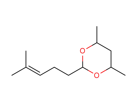 Molecular Structure of 97536-49-7 (4,6-DIMETHYL-2-(4-METHYL-3-PENTENYL)-1,3-DIOXANE)