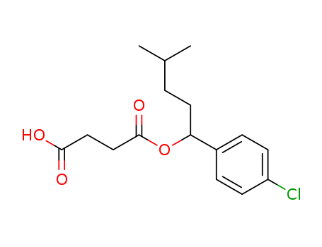 Butanedioic acid,1-[1-(4-chlorophenyl)-4-methylpentyl] ester