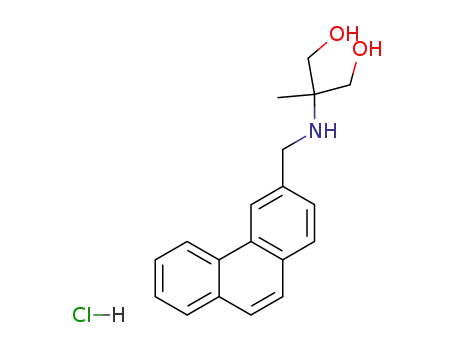 1,3- 프로판 디올, 2- 메틸 -2-((3- 페난 트레 닐 메틸) 아미노)-, 하이드로 클로로 라이드