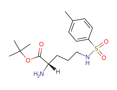 Molecular Structure of 94374-22-8 (tert-Butyl N~5~-[(4-methylphenyl)sulfonyl]-L-ornithinate)