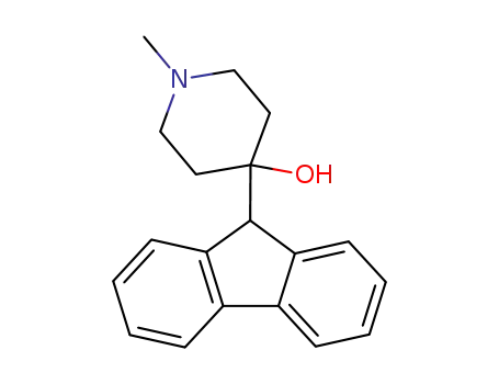 Molecular Structure of 94310-68-6 (4-(9H-fluoren-9-yl)-1-methylpiperidin-4-ol)