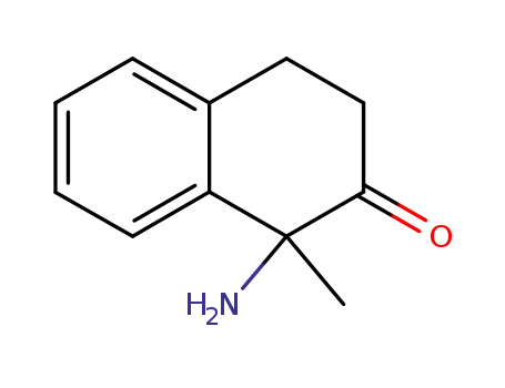 Molecular Structure of 96866-37-4 (1-amino-1-methyl-2-tetralone)