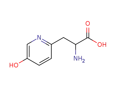 Molecular Structure of 943-82-8 (beta-(5-hydroxy-2-pyridyl)alanine)
