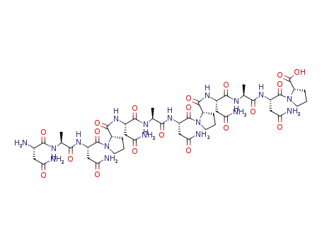 Molecular Structure of 97557-30-7 ((asparaginyl-alanyl-asparaginyl-proline)3)