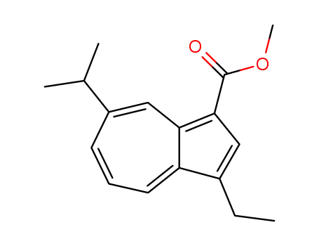 1-Azulenecarboxylic acid, 3-ethyl-7-(1-methylethyl)-, methyl ester