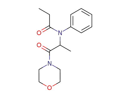 Molecular Structure of 97021-01-7 (Propionanilide, N-(1-(morpholinocarbonyl)ethyl)-)