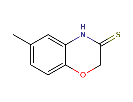 Molecular Structure of 81836-85-3 (2H-1,4-Benzoxazine-3(4H)-thione, 6-methyl-)